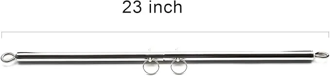 TMEOIIPY Silver Adjustable Spreader Bar Set 3 Sections