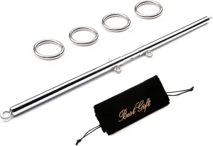 TMEOIIPY Silver Adjustable Spreader Bar Set 3 Sections