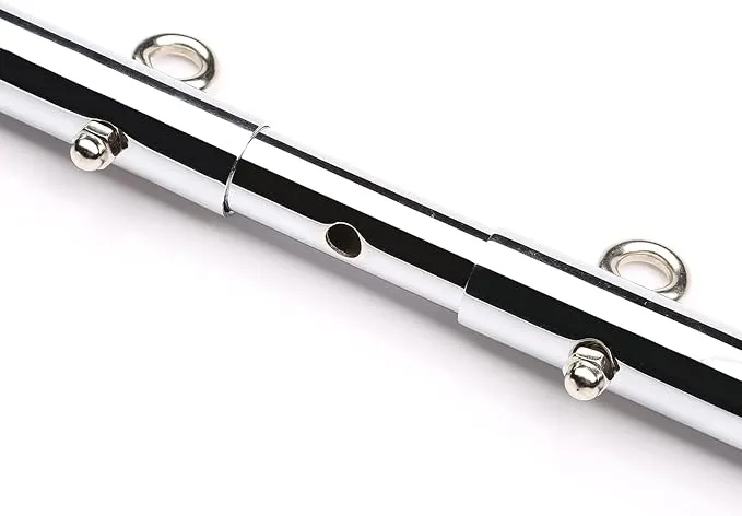 TMEOIIPY Silver Adjustable Spreader Bar Set 3 Sections