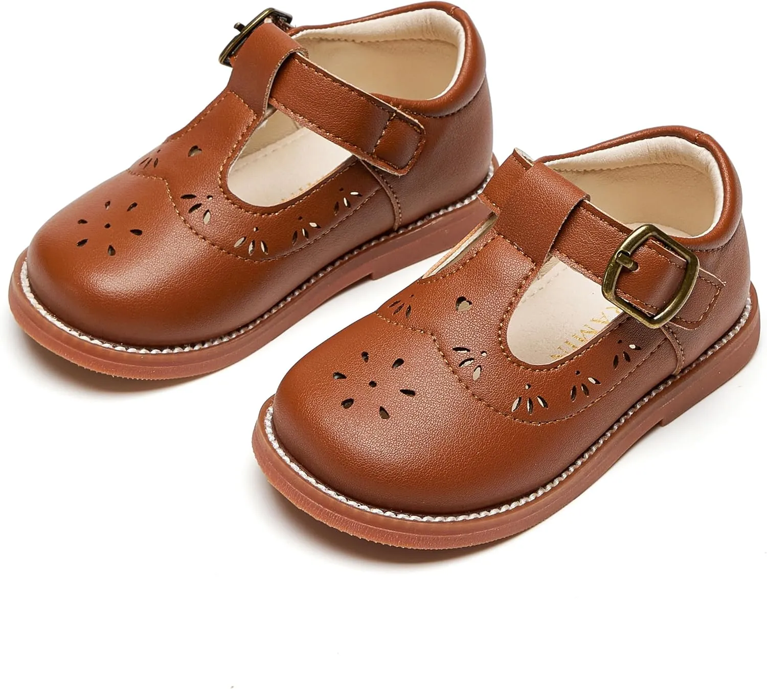 Toddler Girl Mary Jane Dress Shoes-Little Girl School Uniform Shoes for Wedding Party