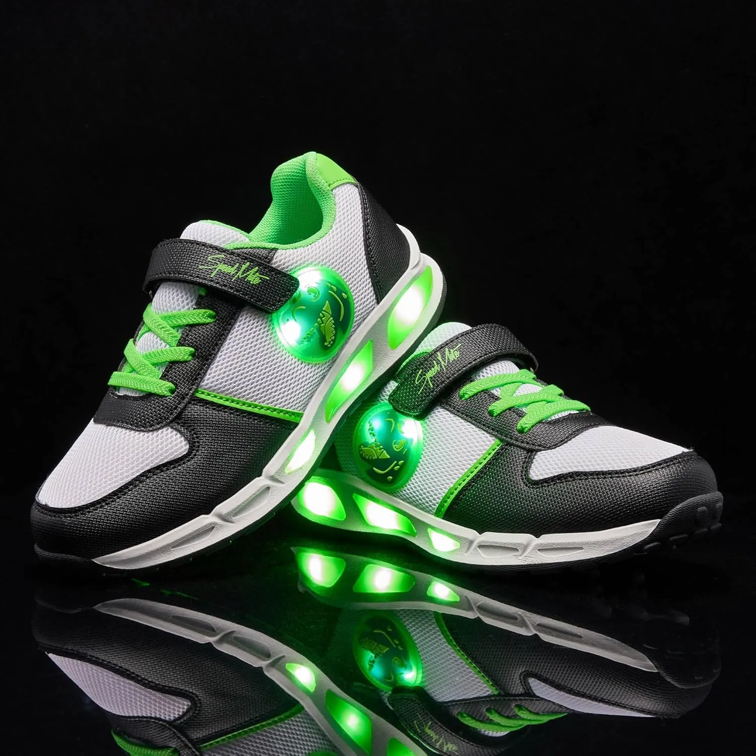 Toddler Light Up Shoes Boys Girls Breathable LED Glowing Luminous Tennis Sneakers for Outdoor Sport(Little/Big Kid)