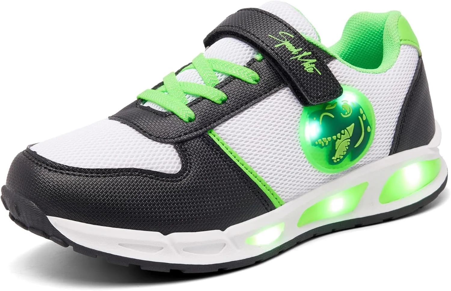 Toddler Light Up Shoes Boys Girls Breathable LED Glowing Luminous Tennis Sneakers for Outdoor Sport(Little/Big Kid)