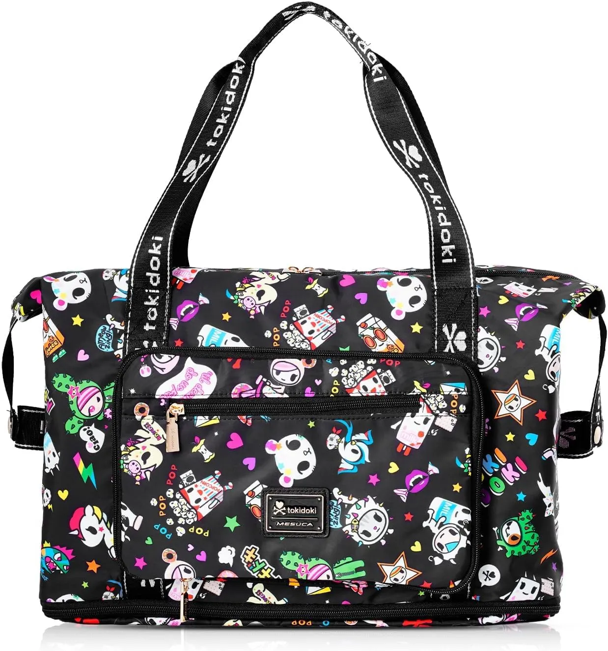 Tokidoki Duffle Bag for Travel, Carry on Weekender Bags for Women Large Capacity Tote Bag, Sports Gym Bag