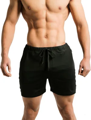 Tough Mode Mens Workout Bodybuilding MMA WOD Training Gym Running Lifting Shorts Zipper Pocket