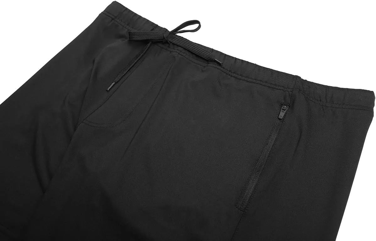 Tough Mode Mens Workout Bodybuilding MMA WOD Training Gym Running Lifting Shorts Zipper Pocket