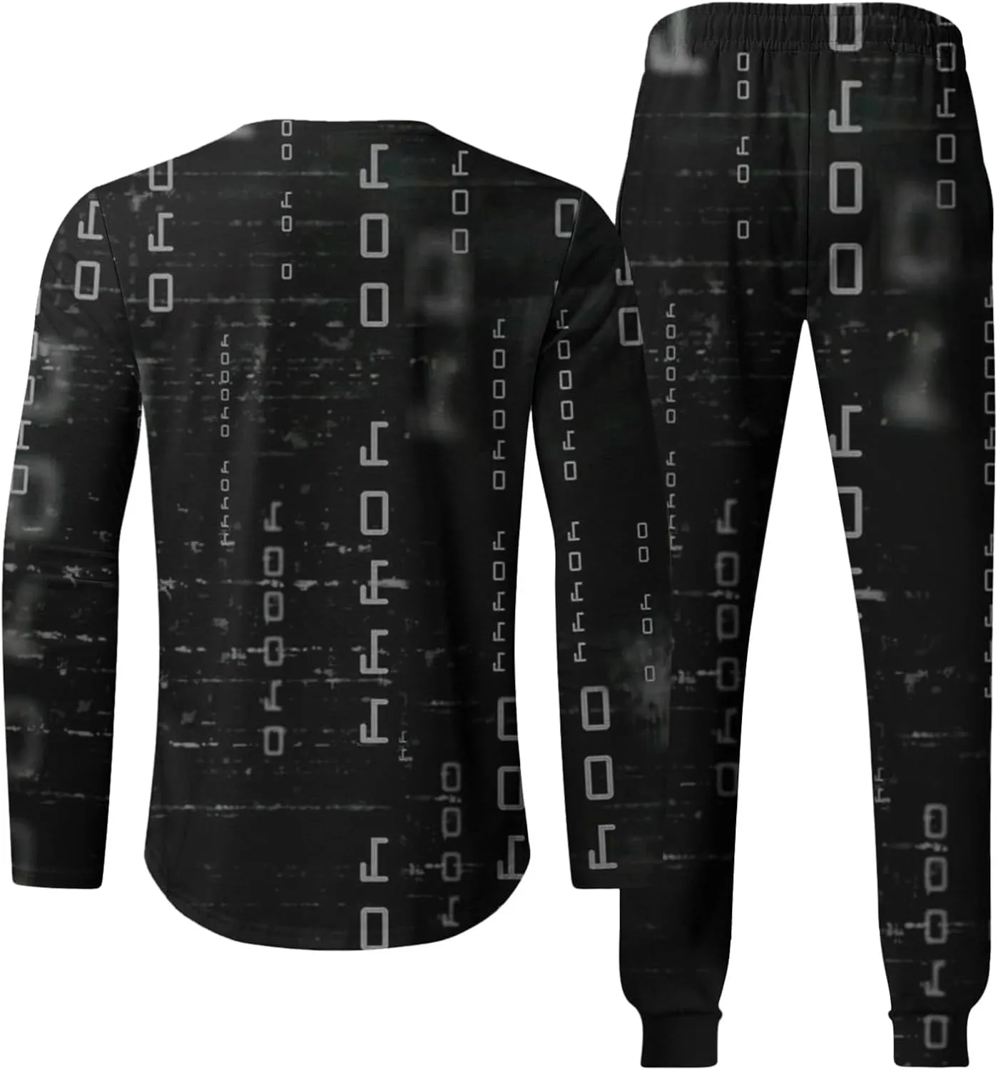 Track Suits for Men Set Workout Athletic Jogging 2 Piece Outfits Long Sleeve 3D Print Pullover Sports Sweatsuit