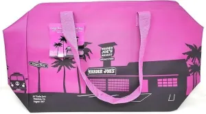 Trader J's Magenta Insulated Tote Bag, Insulation, Extra Large Hot Cold, Cooler, Groceries, Carry, Bags, X-Large, Market Reusable Grocery Tote Fuschia