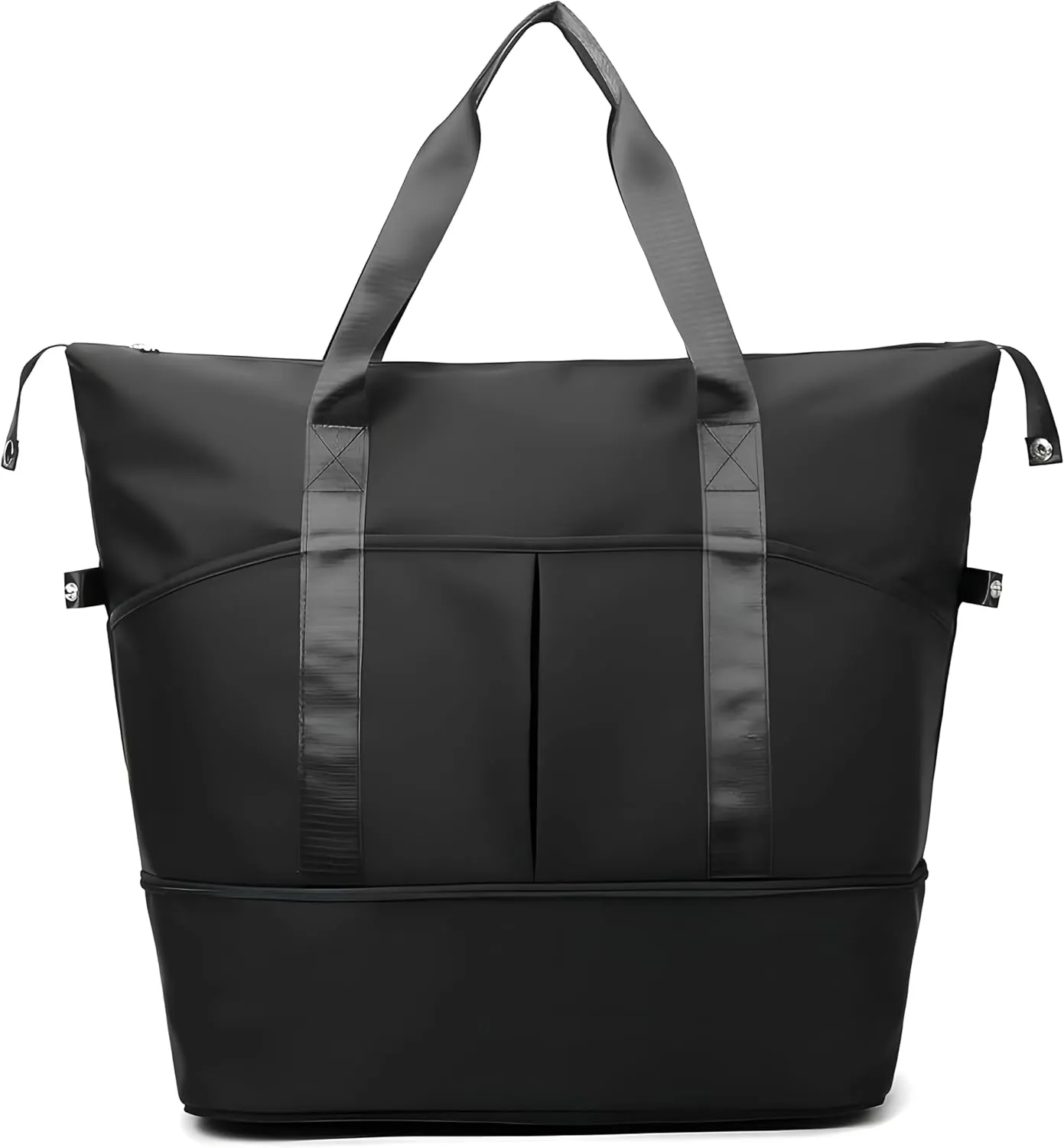 Travel Duffel Bags with Trolley Sleeve for Women,Large Capacity Expandable Dry/Wet Separation Sport Gym Bag, Shoulder Weekender Overnight Bag,Maternity Bag
