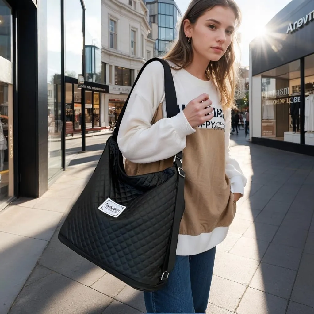 Travel Tote Bag 4 in 1 Convertible Backpack for Women, Waterproof Gym Tote Bag Expandable Shoulder Hobo Handbags