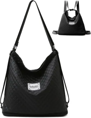 Travel Tote Bag 4 in 1 Convertible Backpack for Women, Waterproof Gym Tote Bag Expandable Shoulder Hobo Handbags