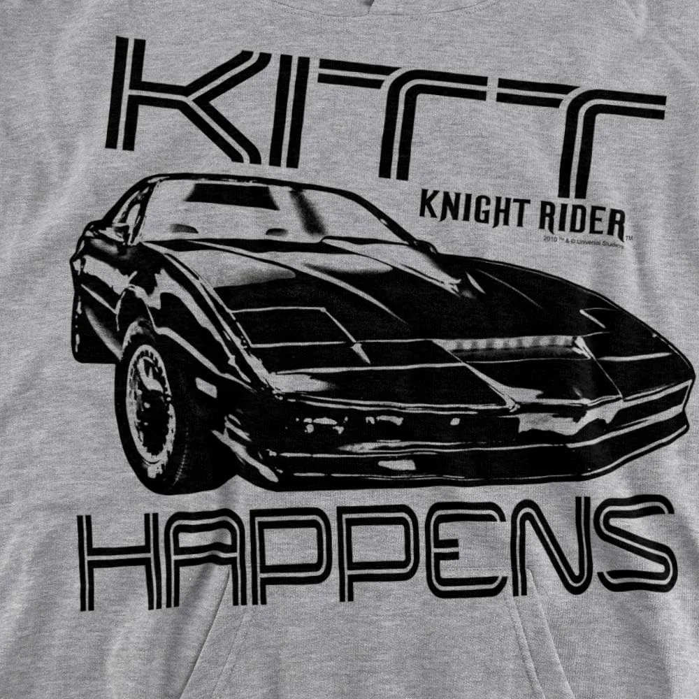 Trevco Knight Rider Kitt Happens Unisex Youth Pull-Over Hoodie