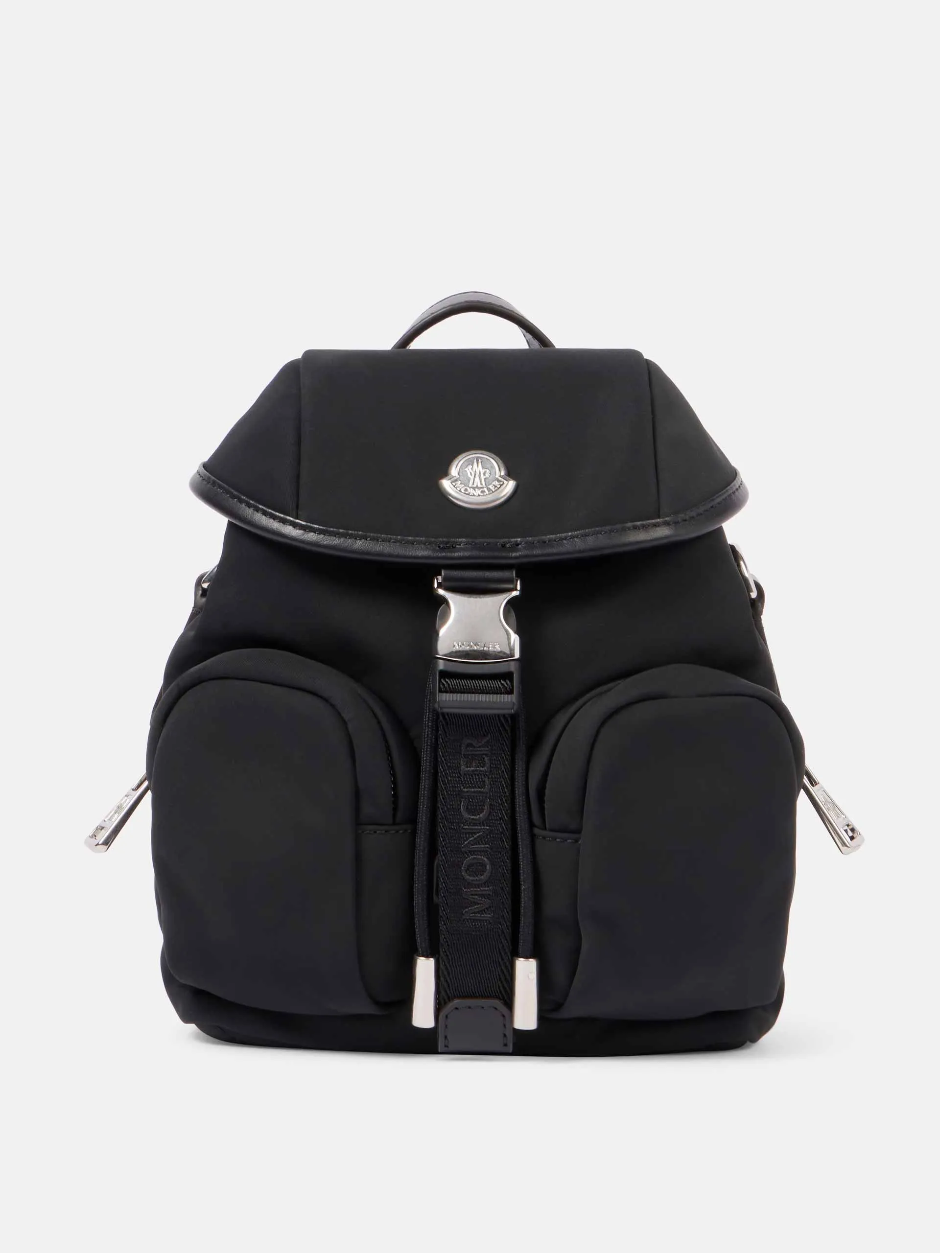 Trick Mini leather-trimmed crossbody bag