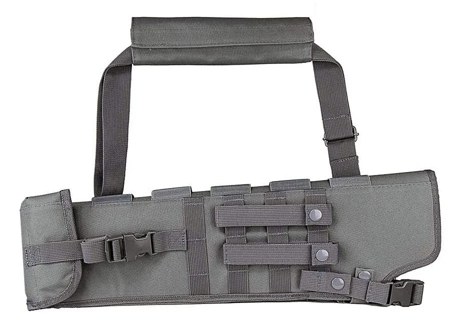 Trinity scabbard for Kel-Tec KSG - Pump Action Tactical case Hunting Storage Soft Range molle Holster Bag Shoulder Military Security ATV Horse Motorcycle Padded Bag Gray 25 inches.