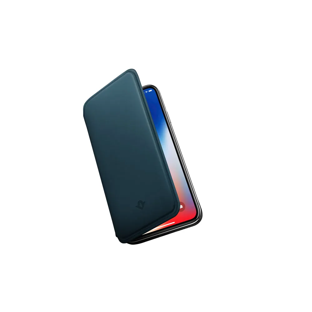 Twelve South SurfacePad Slim Leather Wallet Folio Cover For iPhone XR