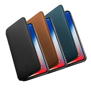 Twelve South SurfacePad Slim Leather Wallet Folio Cover For iPhone XR