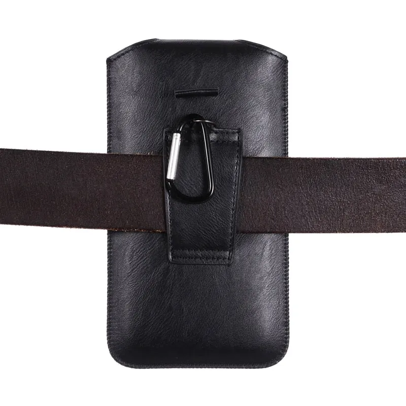 Ultra-thin Leather Waist Phone Holster