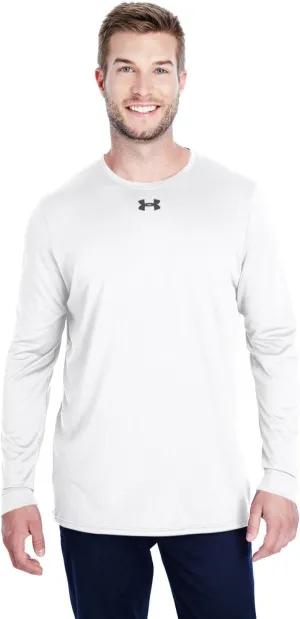 Under Armour Locker 2.0 Mens Long Sleeve T-Shirt 4XL White-Graphite