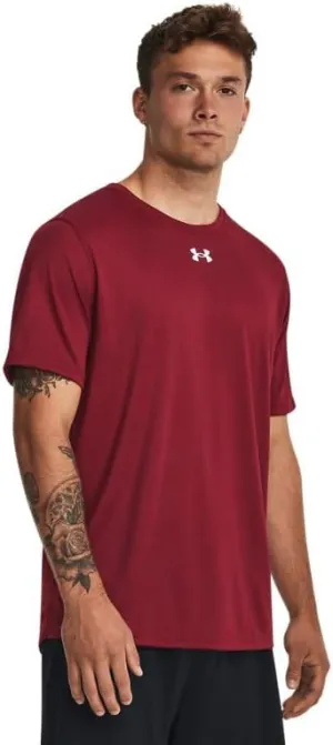 Under Armour Men's Team Tech Loose Cardinal Short Sleeve Shirt
