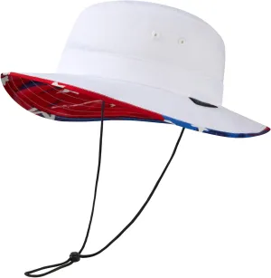 UPF 50  Foldable Sun Hat Patterned Under Brim Bucket Hats for Summer Hiking Fishing Beach Safari Men Women