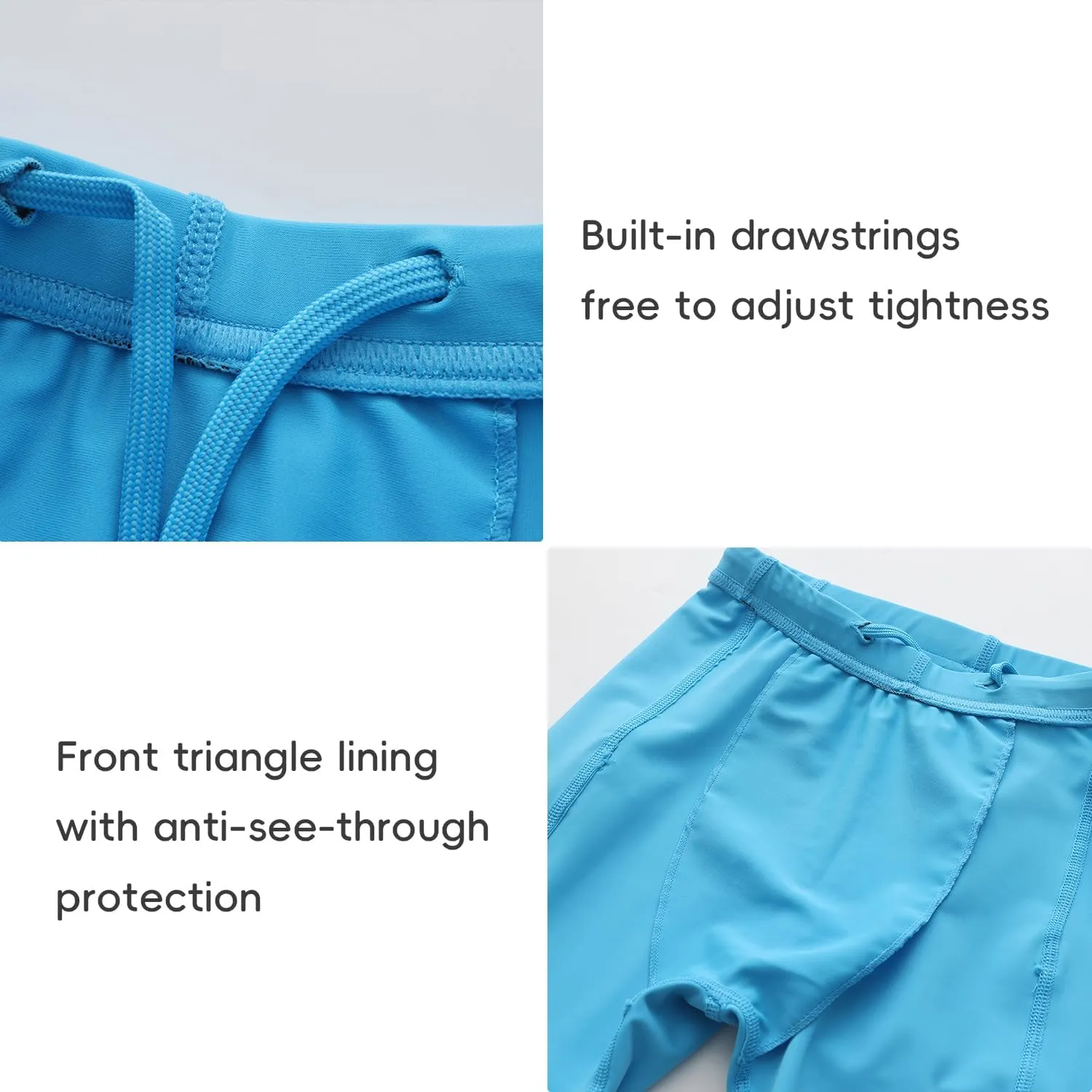UPF 50  Kids Swim Pants, Girls Boys Swimming Leggings UV Protection Long Elastic Beach Surfing