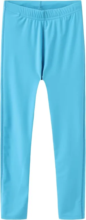 UPF 50  Kids Swim Pants, Girls Boys Swimming Leggings UV Protection Long Elastic Beach Surfing