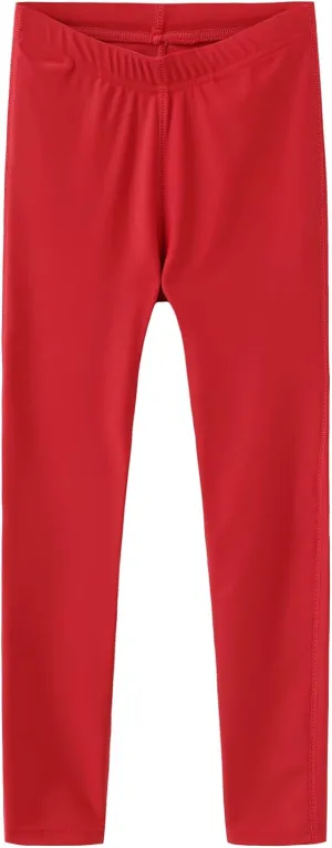 UPF 50  Kids Swim Pants, Girls Boys Swimming Leggings UV Protection Long Elastic Beach Surfing