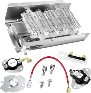 【Upgraded】WED4815EW1 3403585 W10724237 Dryer Heating Element for A.mana Kenmore 110 Series & Whirlpool Models NED4655EW1 WED4815EW1 WED5620HWO WED5000DW2, WED4950HW0 MEDX655DW1 MEDC215EW1