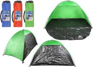 UV Protected Beach SHELTER in Carry Bag 3 Assorted Colours
