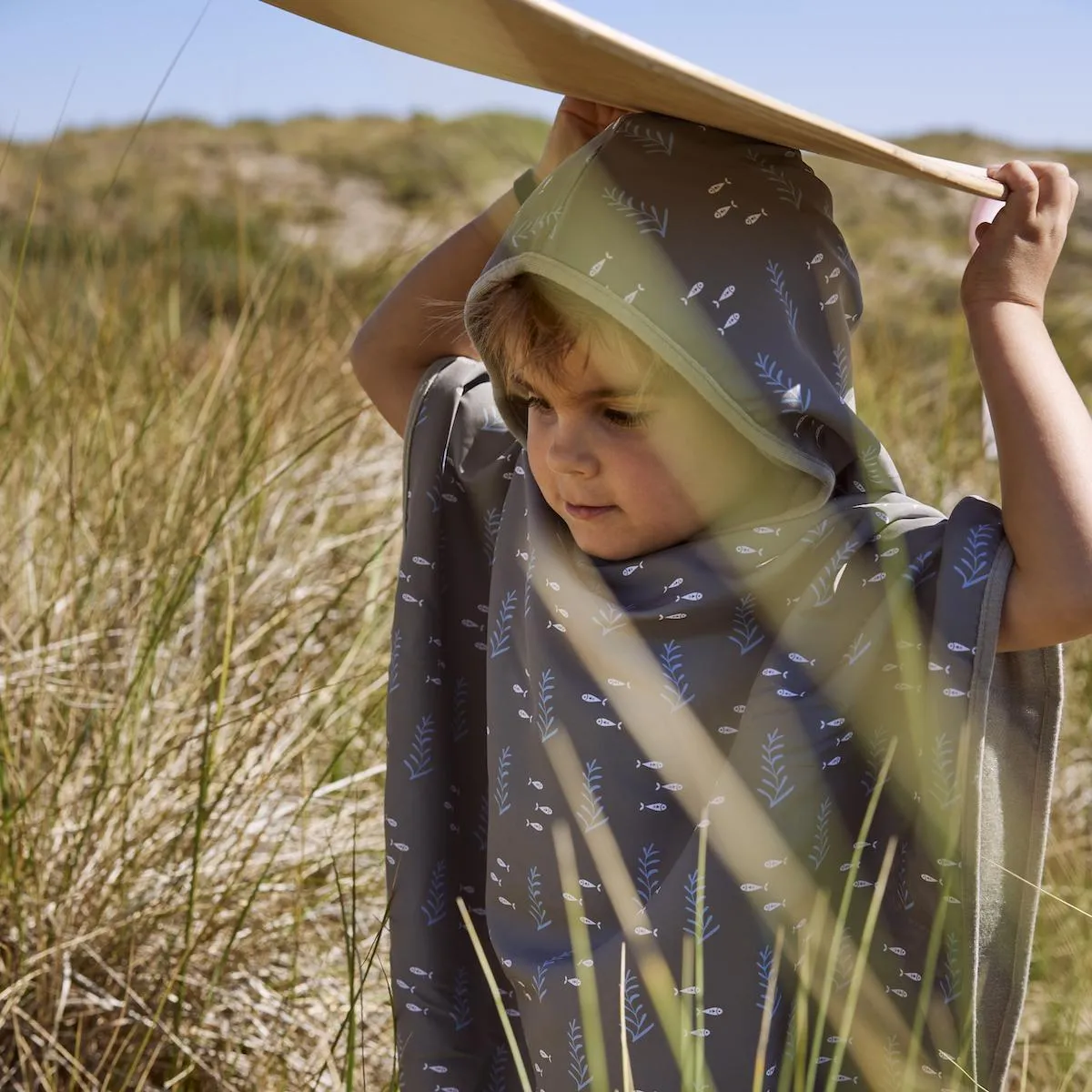 UV Resistant Beach Poncho - Ocean Green by Fresk