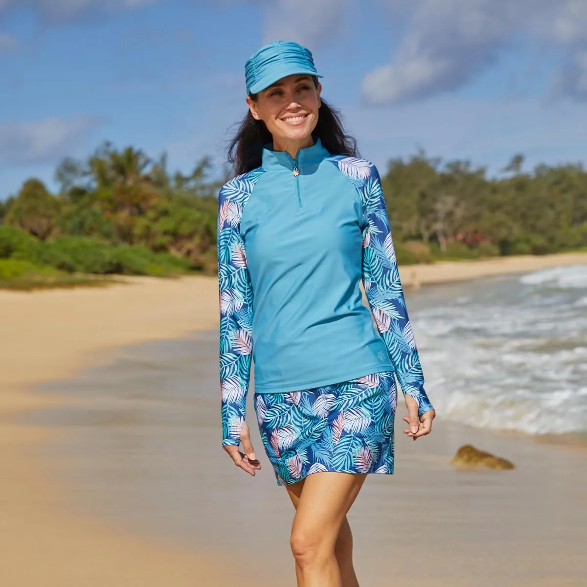 UV SKINZ UPF 50  Womens Active Swim Skirt