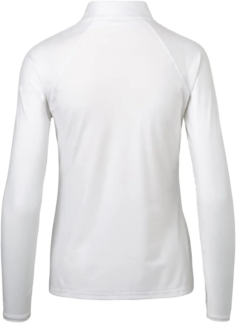 UV SKINZ UPF 50  Womens Long Sleeve Quarter Zip Sun & Swim Shirt