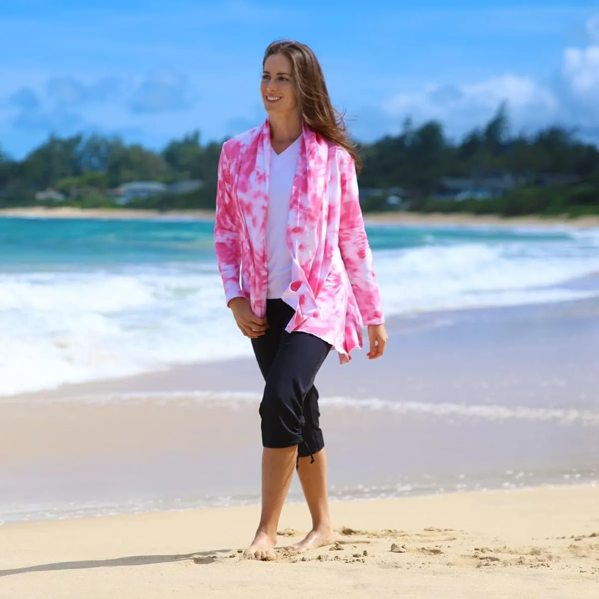 UV SKINZ Women’s UPF 50  Beach Capris