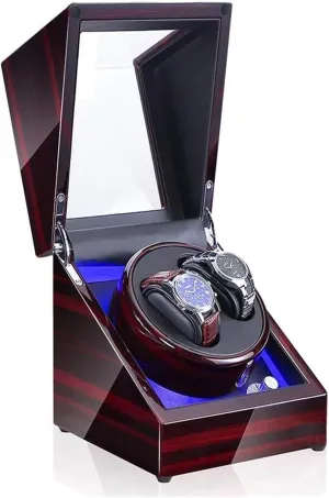 VejiA Watch Case Watch Winder Box Automatic Winders LED Light Quiet Motor- Available in 5 Styles Accessories Watch Box