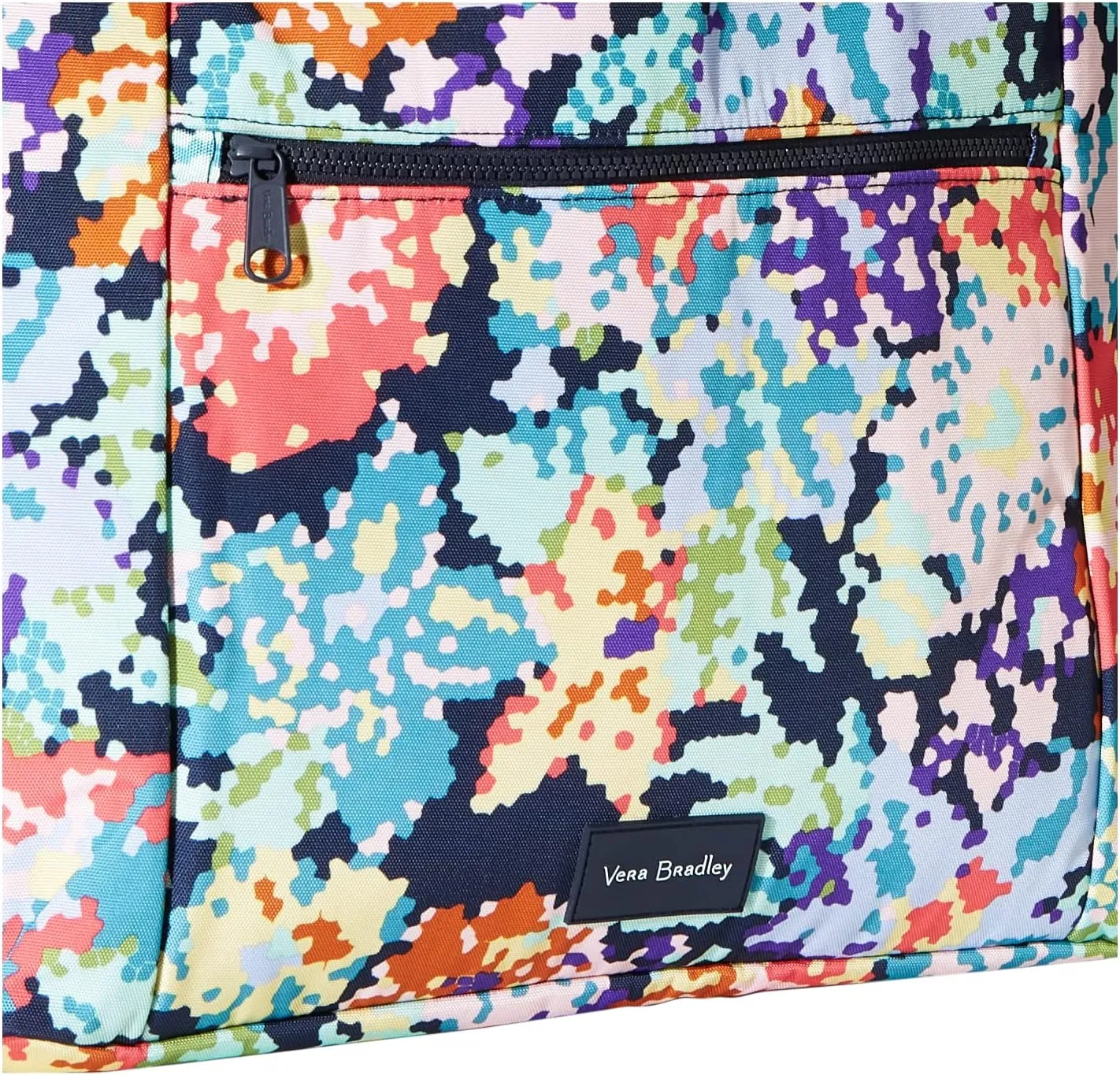 Vera Bradley Women's Recycled Lighten Up Reactive Drawstring Family Tote Bag