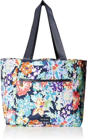 Vera Bradley Women's Recycled Lighten Up Reactive Drawstring Family Tote Bag