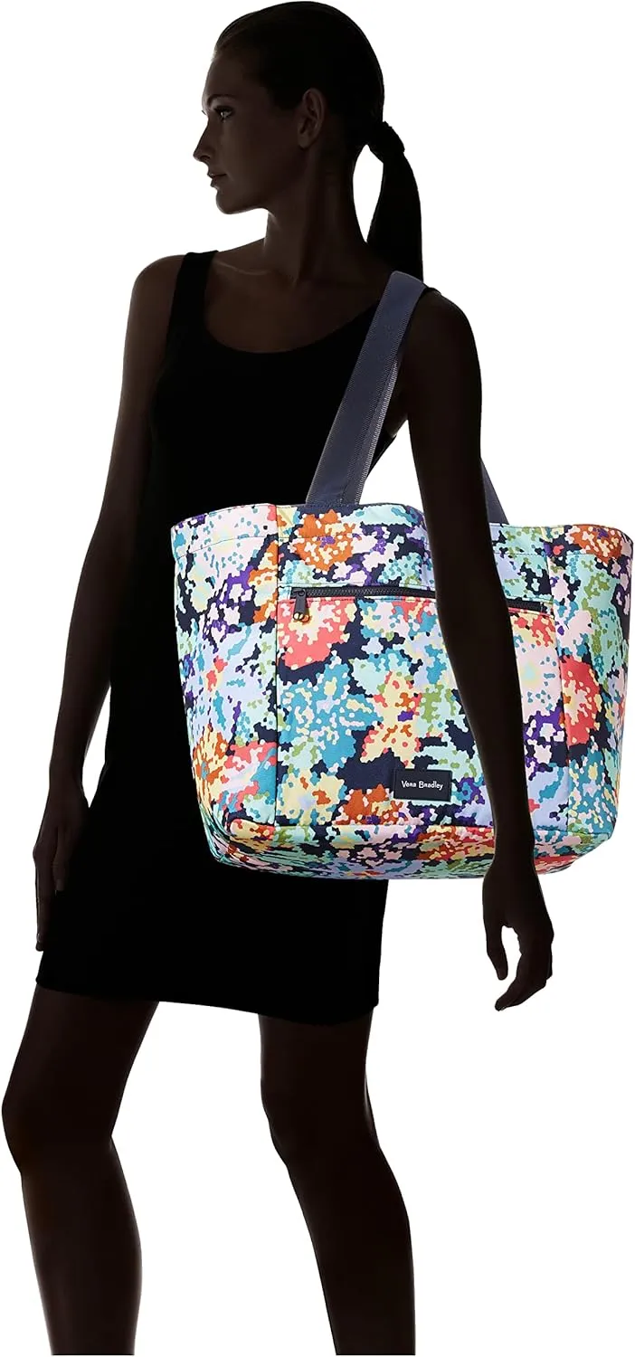 Vera Bradley Women's Recycled Lighten Up Reactive Drawstring Family Tote Bag