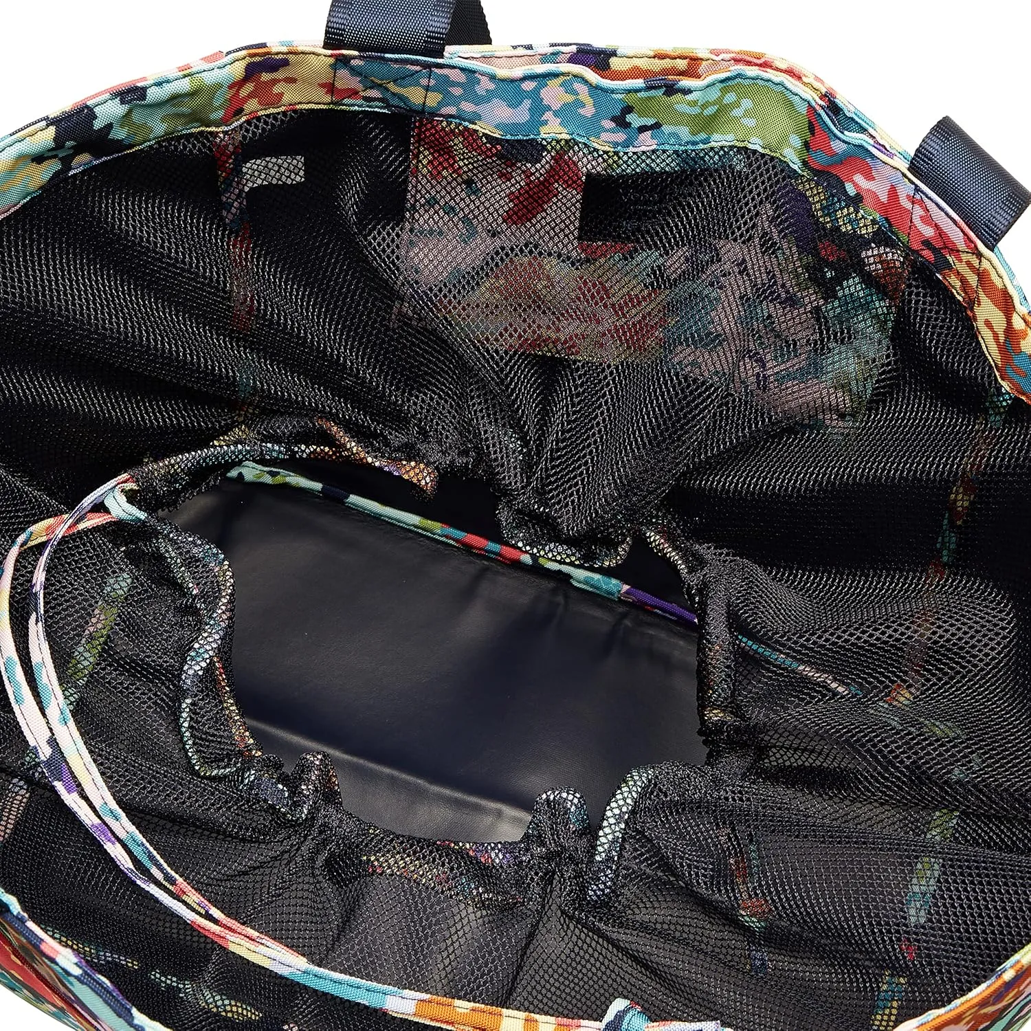 Vera Bradley Women's Recycled Lighten Up Reactive Drawstring Family Tote Bag