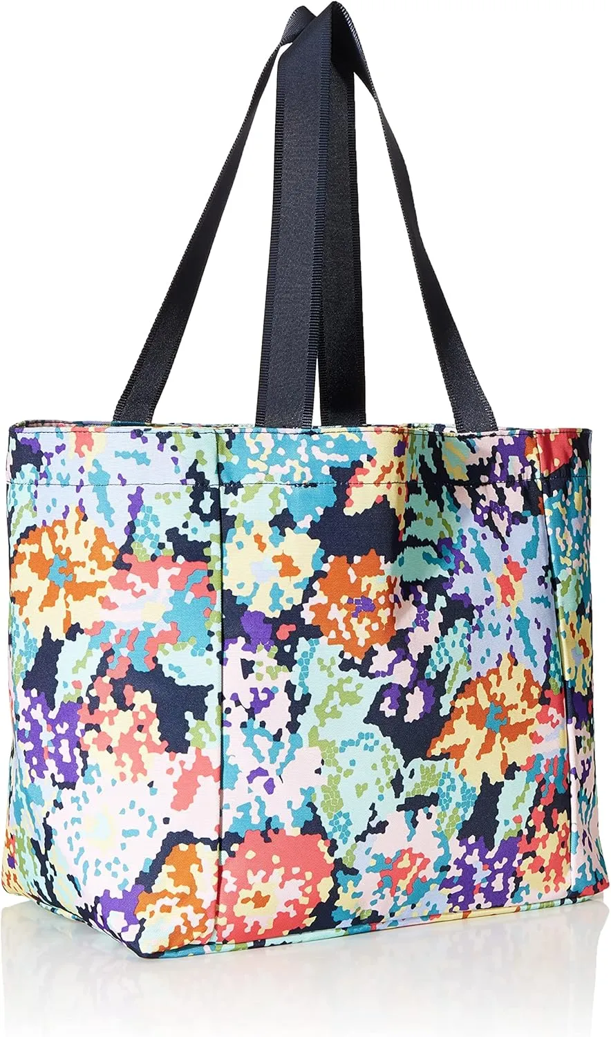 Vera Bradley Women's Recycled Lighten Up Reactive Drawstring Family Tote Bag