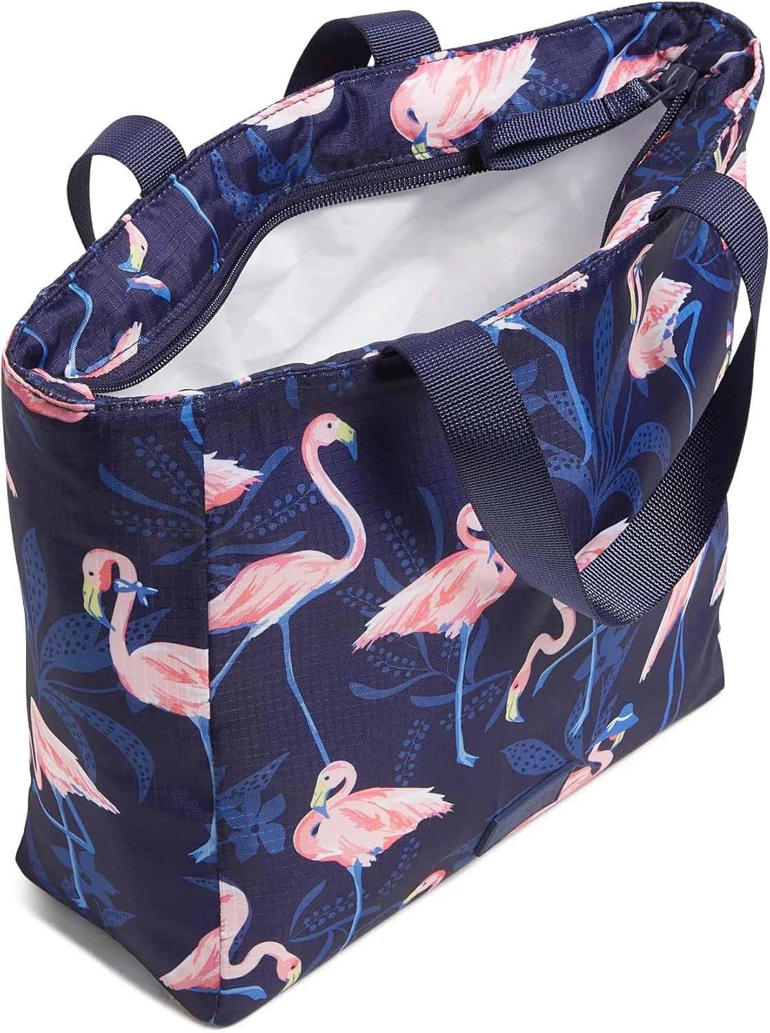Vera Bradley Women's Ripstop Lunch Tote Lunch Bag, Flamingo Party, One Size
