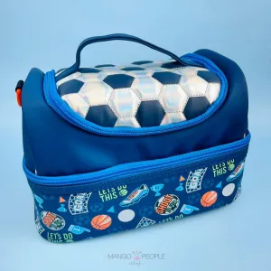 VEST Multipurpose Thermal Double Decker Lunch Bag With Multiple Sections