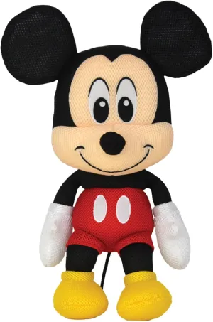 Wahu Aqua Pals Disney Classic Mickey Mouse Plush Water Toy for Kids Ages 2 , Fast-Drying Waterproof Plush Doll Toy for Pool and Bathtub, Medium, Red/Black, 16"
