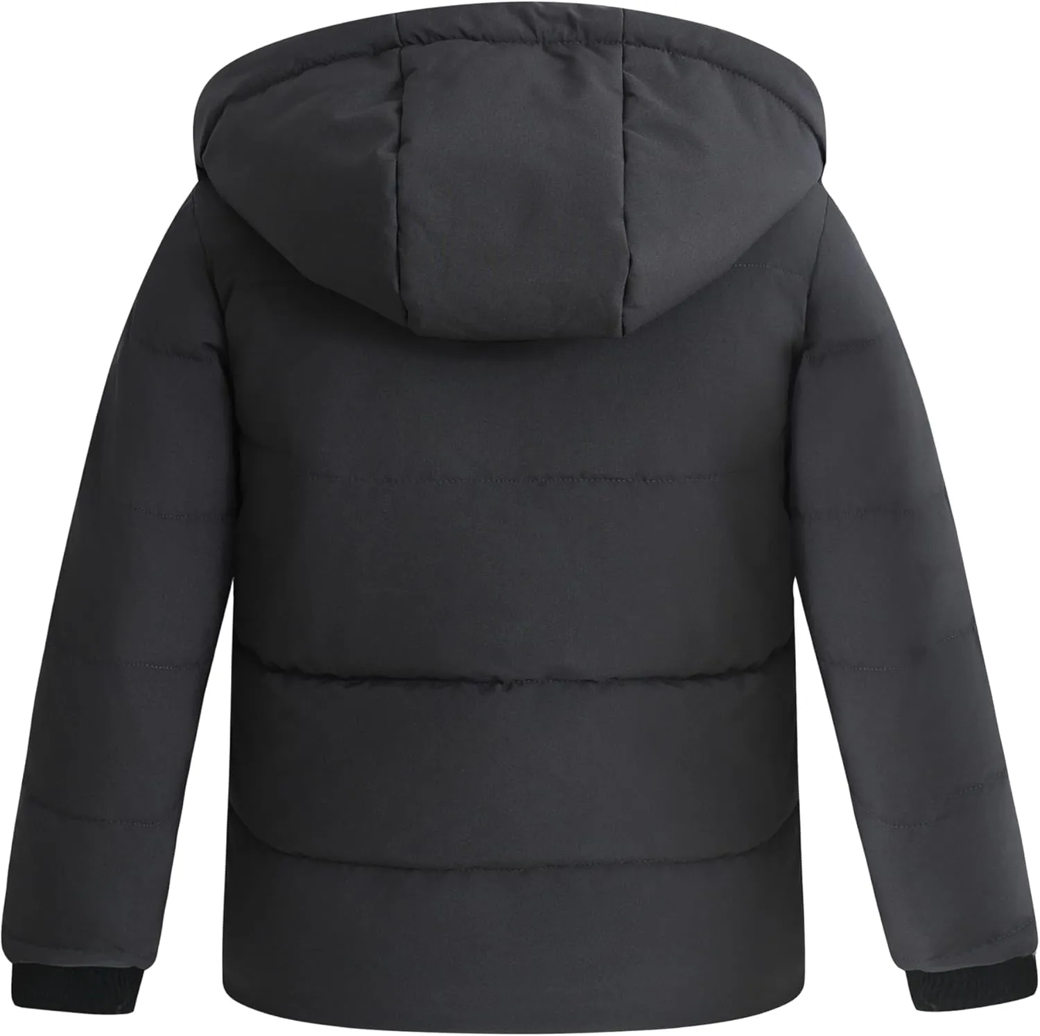 wantdo Boys' Winter Coat Puffer Jacket Waterproof Coat Hooded Zip Up