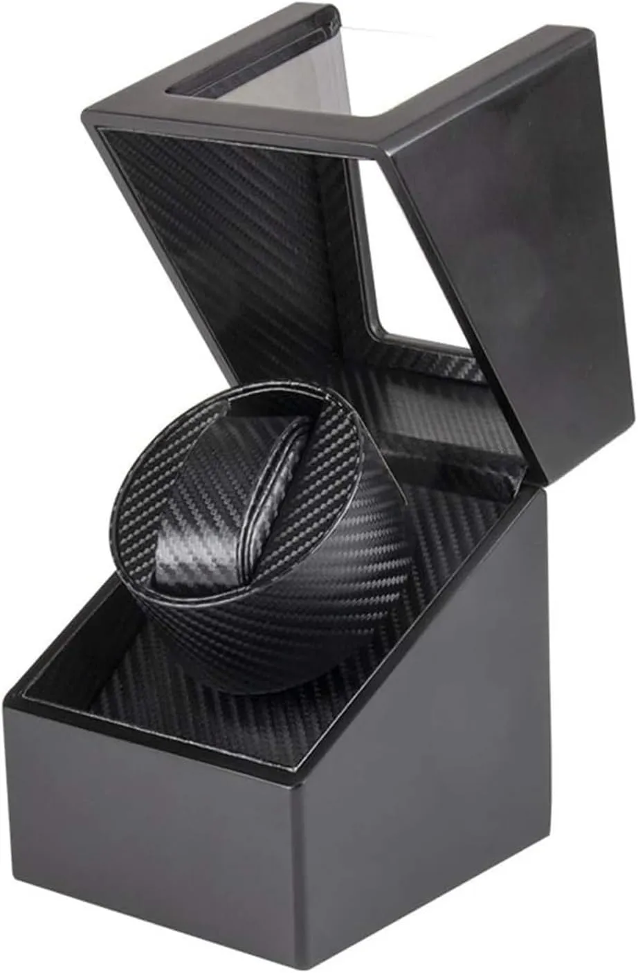Watch Case Automatic Single Paint Watch Winder Board Wood Winding Jewelry Stora Box Case Holder Motor Shaker Watch Mover Watch Box
