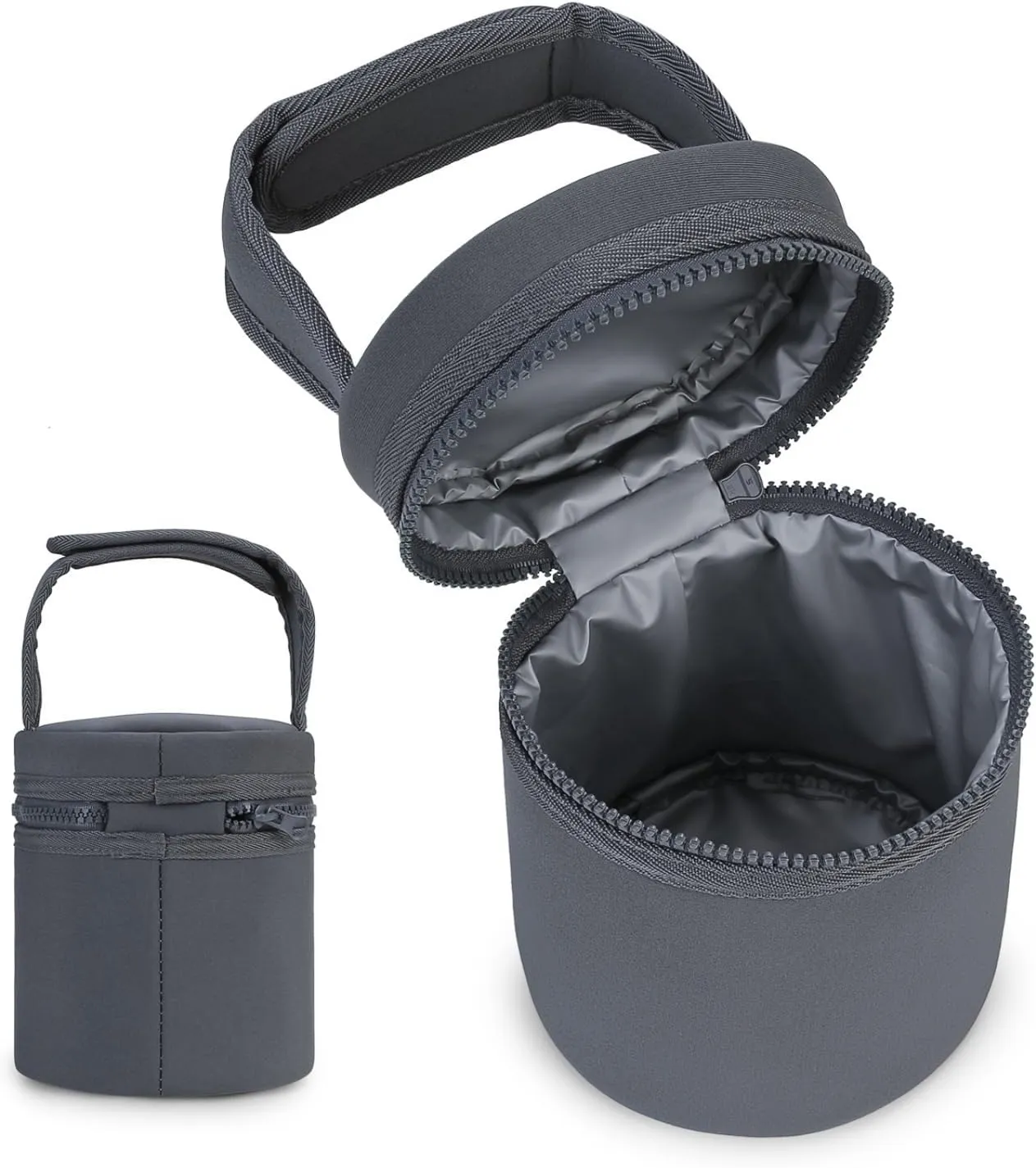 Watertight Insulated Baby Bottle Storage Bag Thermal Baby Bottle Holder Bag Easy Carry for Travel & Outdoor Activity, Blue, 12.5*15.5cm