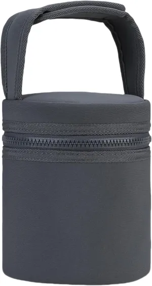Watertight Insulated Baby Bottle Storage Bag Thermal Baby Bottle Holder Bag Easy Carry for Travel & Outdoor Activity, Blue, 12.5*15.5cm