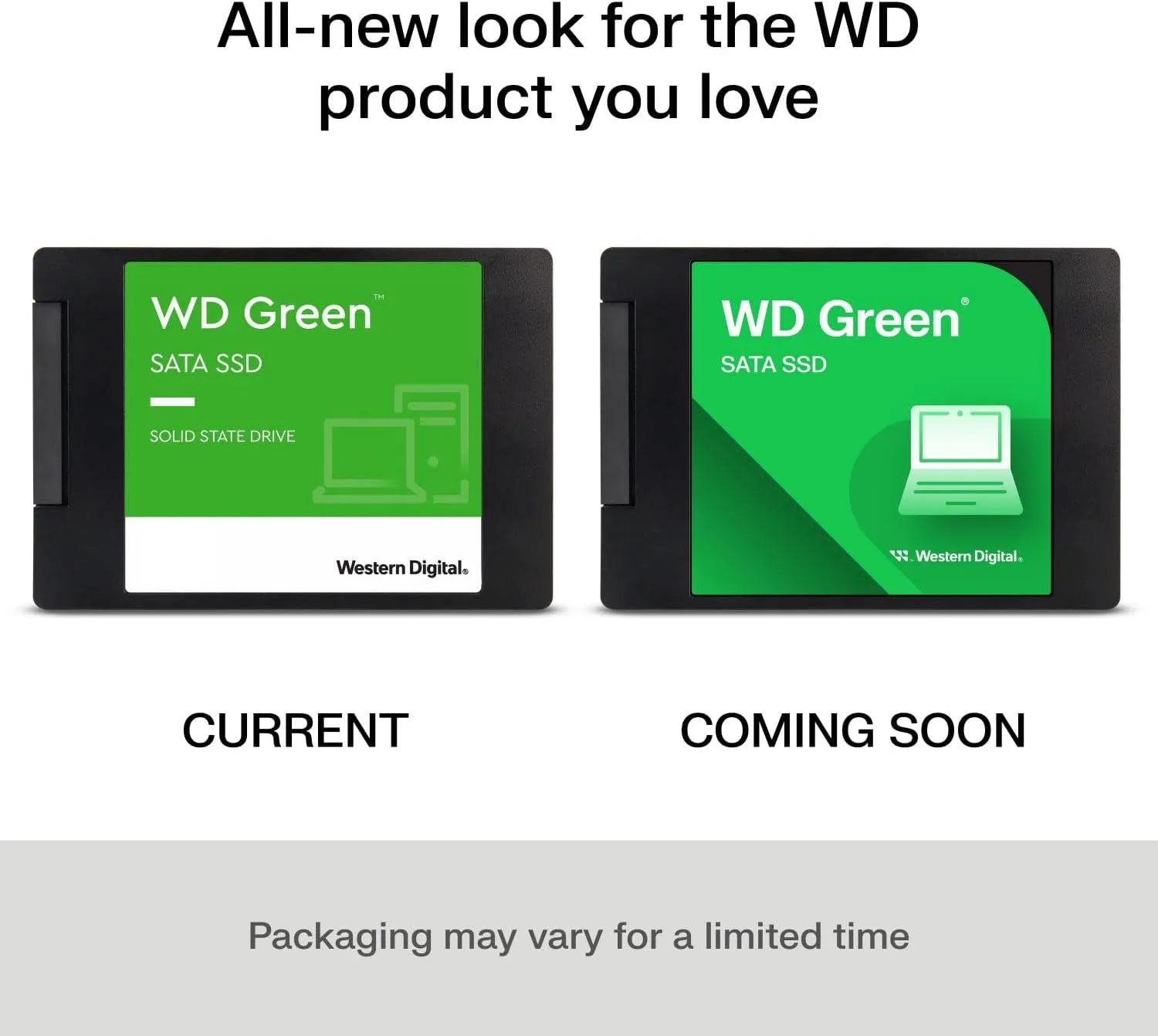 Western Digital 2TB WD Green Internal PC SSD Solid State Drive - SATA III 6 Gb/s, 2.5"/7mm, Up to 550 MB/s - WDS200T2G0A