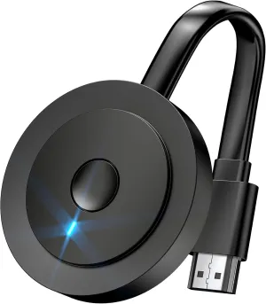 Wireless HDMI Adapter, DRYMOKINI 4K HDMI Dongle, Mirror Screen Display Dongle, Streaming YouTube/TikTok from i-Phone,i-Pad, Android, Tablet, Windows to HDTV/Monitor/Projector, Miracast, Airplay, DLNA