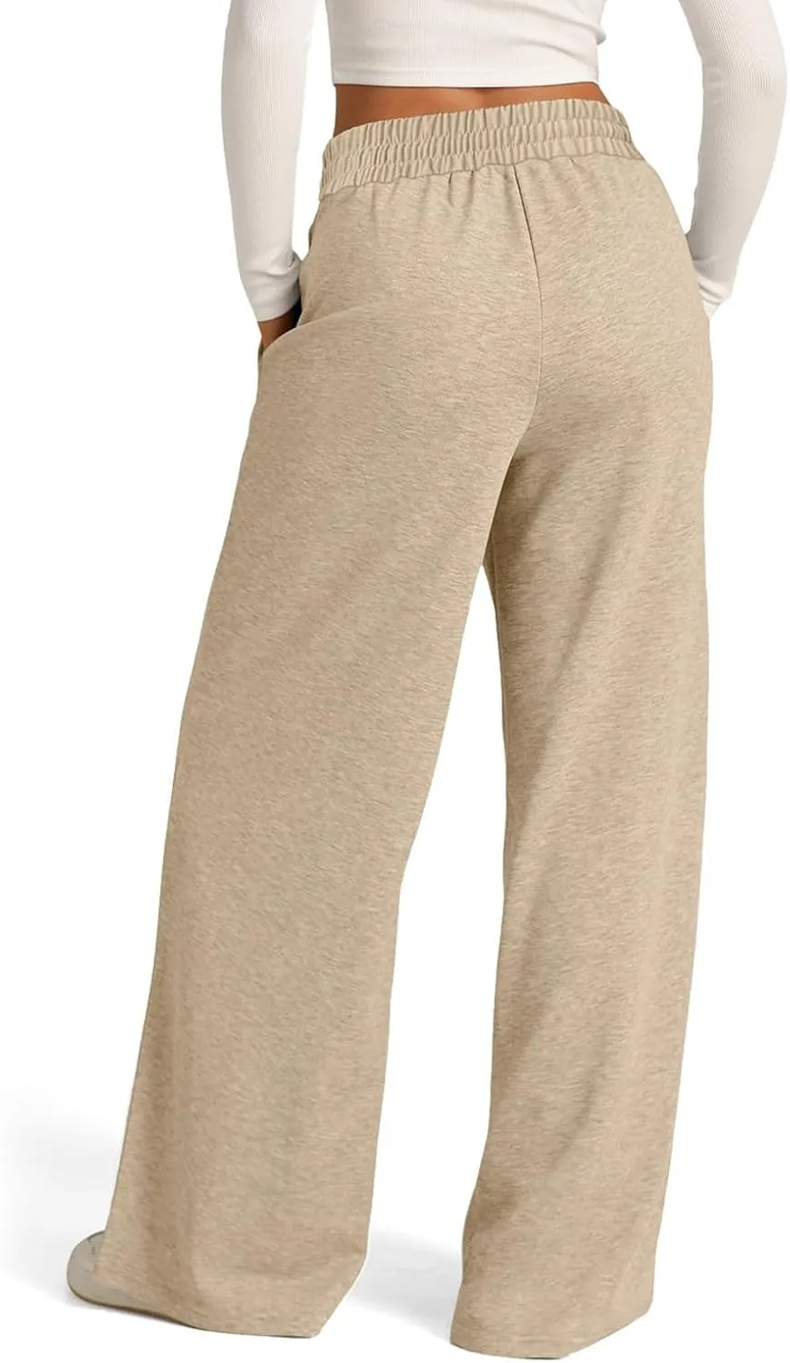Women Pants Lightweight Cozy Sweatpants 2025 Pajama Flowy Pants with Pockets Yoga Sweatpants Comfy Loose Trousers