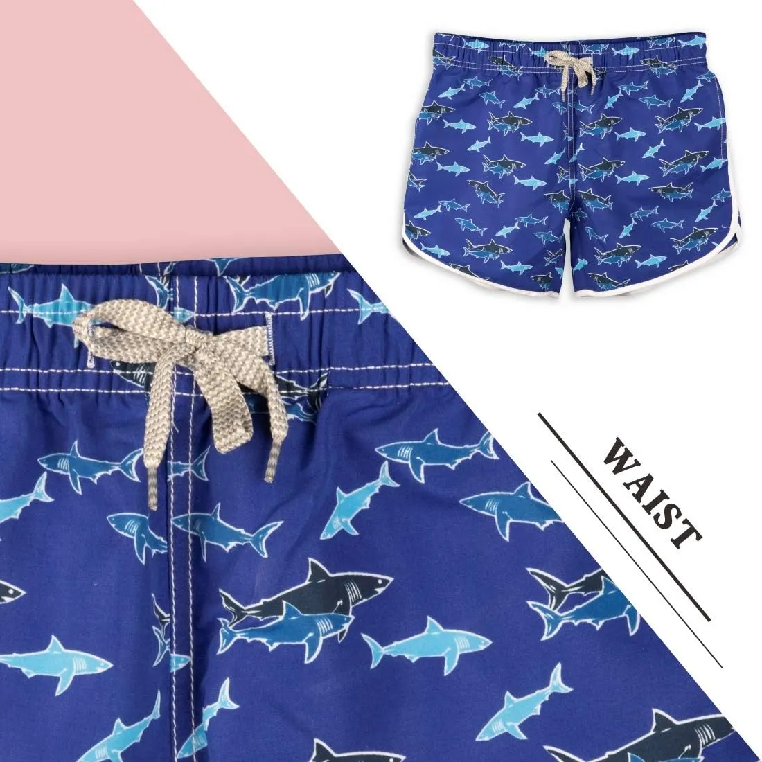 Womens Board Shorts Beach Quick Dry Fabric Swim Slim Trunks Ocean Travel Sports