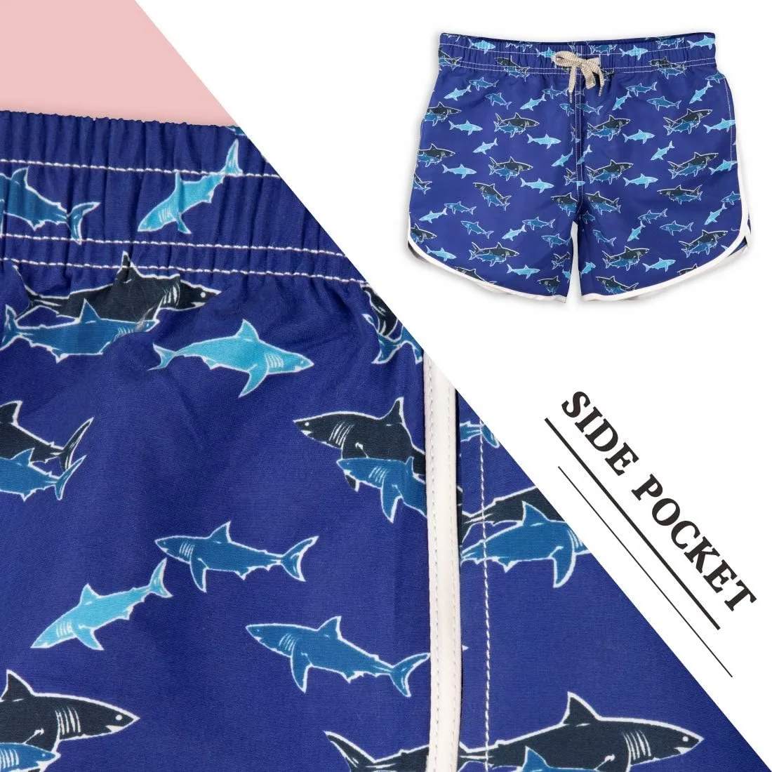 Womens Board Shorts Beach Quick Dry Fabric Swim Slim Trunks Ocean Travel Sports
